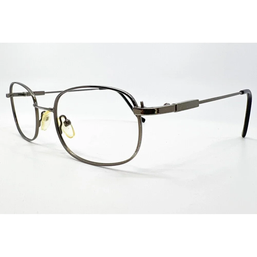 Capri Eyeglasses Mens Gunmetal Oval Metal Frame FX3 50-20-145 39370